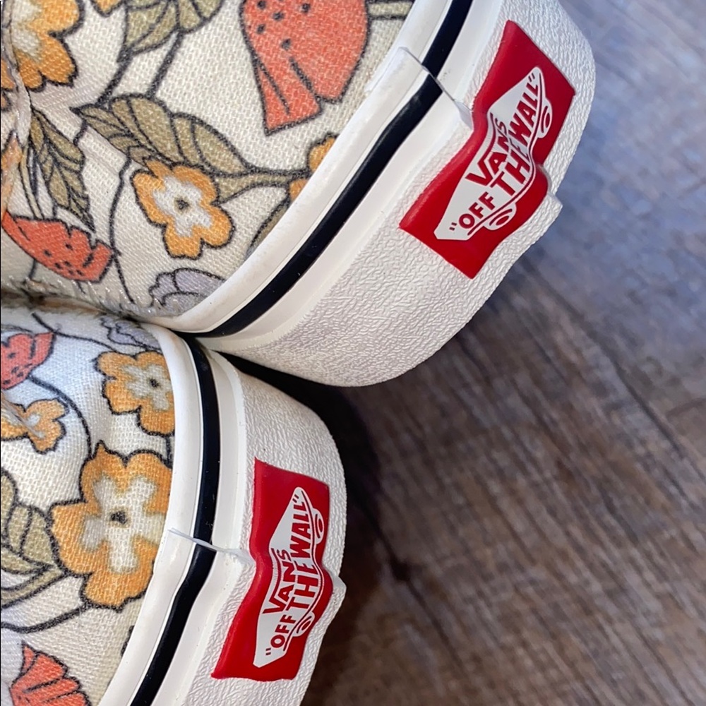 Vans Floral Canvas Sneakers